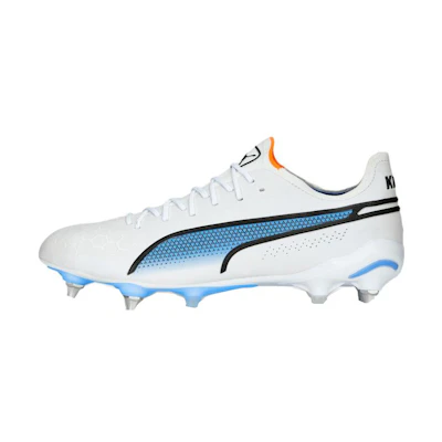 Puma King Ultimate Elements SG 'White/Blue'