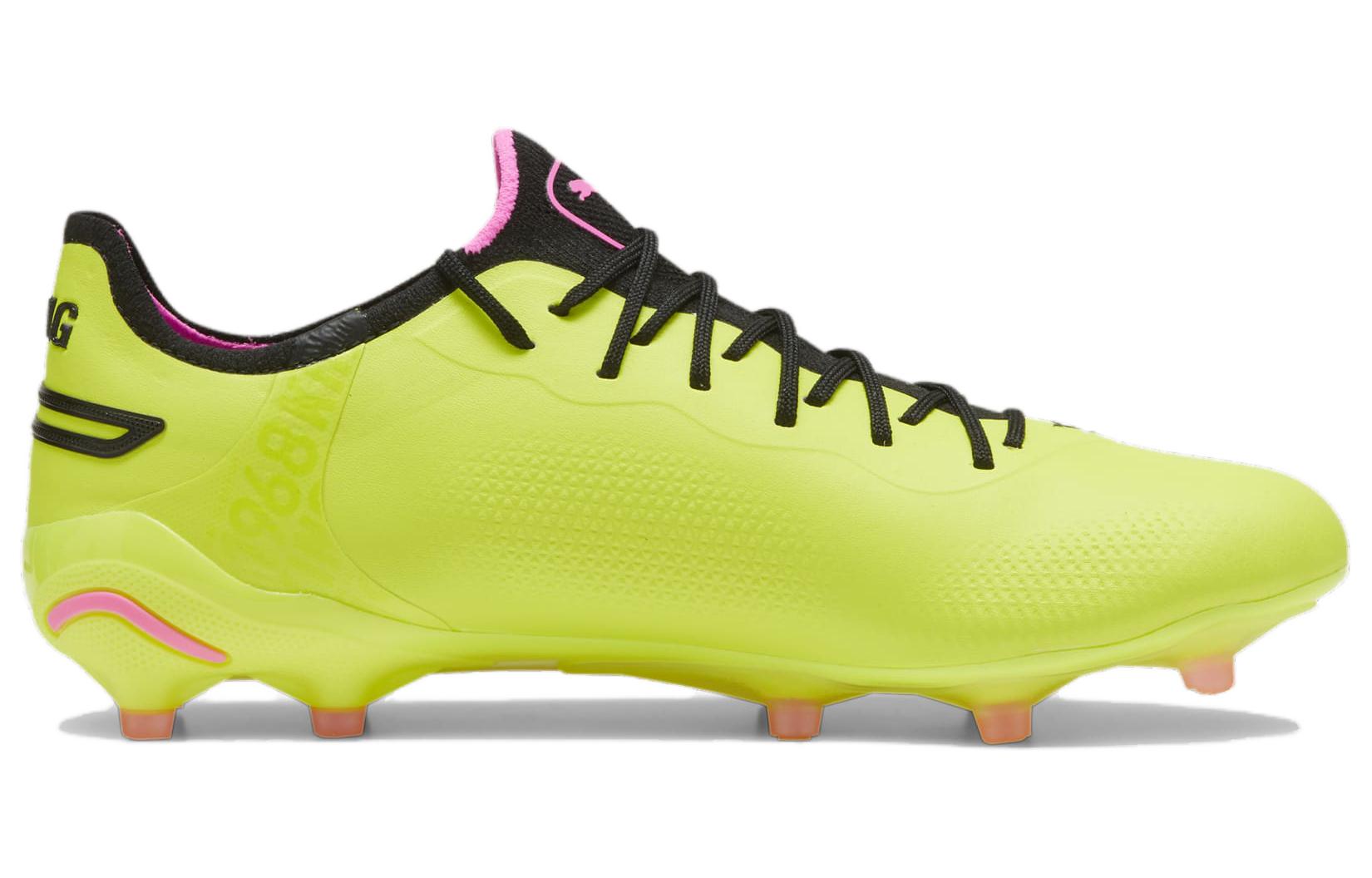 Lookbook PUMA King Ultimate FG/AG 潮流防滑足球鞋 男款 黃黑