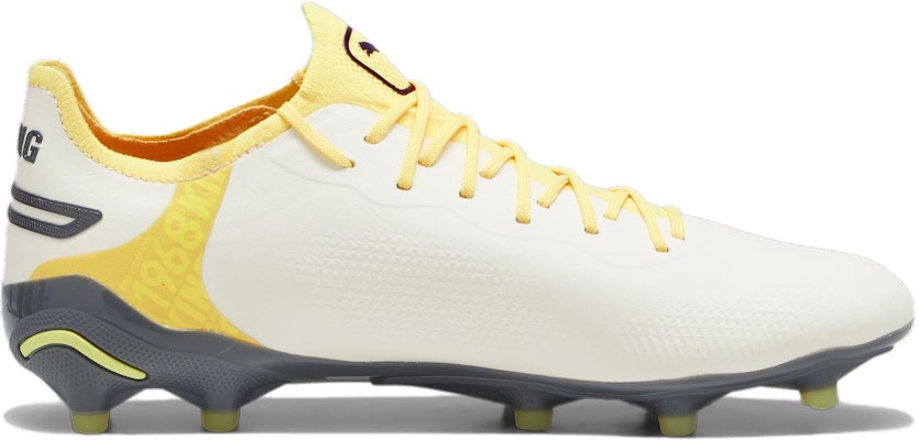 PUMA King Ultimate FG/AG 人造草地 防滑耐磨 足球鞋 男款 米黃黑色 Order PUMA King Ultimate FG/AG 人造草地 防滑耐磨 足球鞋 男款 米黃黑色
