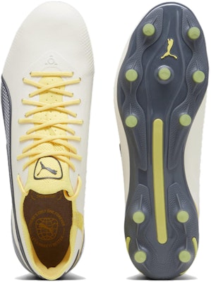 PUMA King Ultimate FG/AG 人造草地 防滑耐磨 足球鞋 男款 米黃黑色 Shop PUMA King Ultimate FG/AG 人造草地 防滑耐磨 足球鞋 男款 米黃黑色