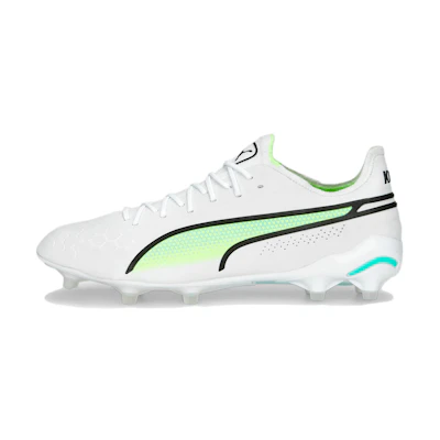 Puma King Ultimate FG AG 'White Electric Peppermint'