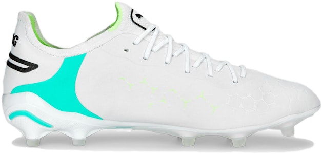 푸마 킹 얼티밋 FG AG '화이트 일렉트릭 페퍼민트' 107097-03 Order 푸마 킹 얼티밋 FG AG '화이트 일렉트릭 페퍼민트' 107097-03