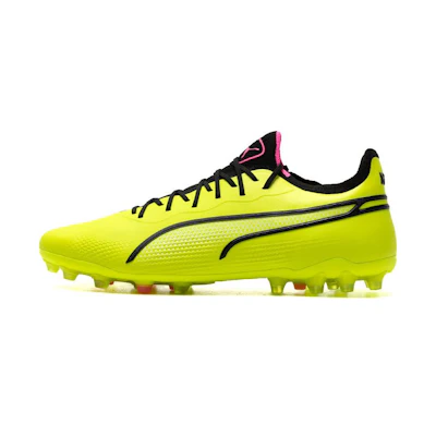 Puma King Ultimate MG Football Shoes 'Solar Yellow'