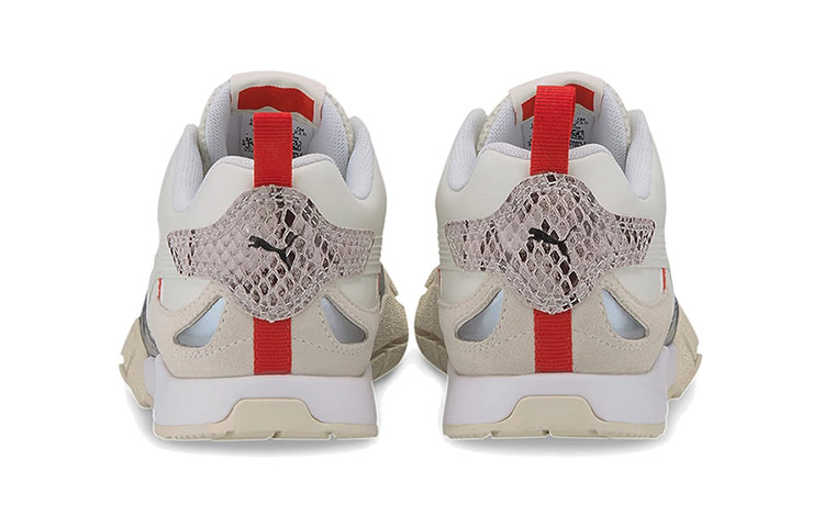 Shop Puma Kyron Snake 女款 卡其銀紅 低筒運動鞋