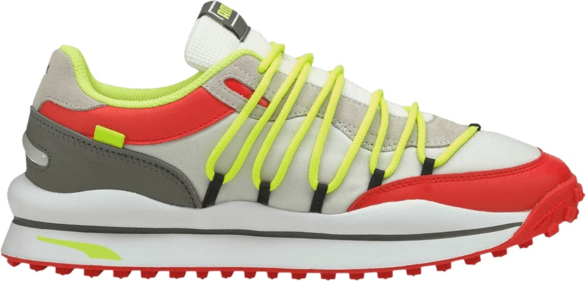 Puma Lace Rider Retro 'White Poppy Red' 380575-02 - 380575-02 - Novelship