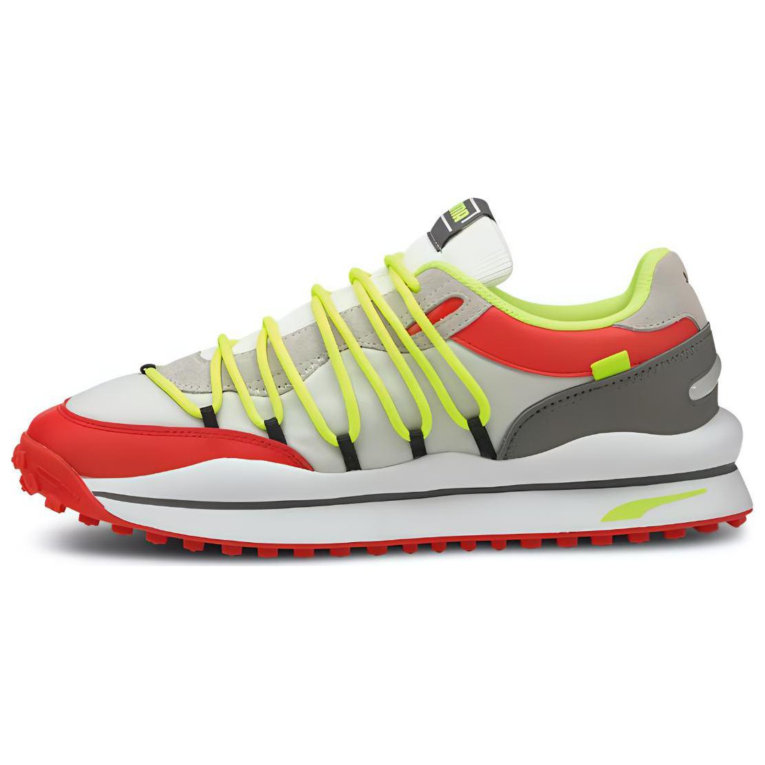 Puma Lace Rider Retro 'White Poppy Red' 380575-02