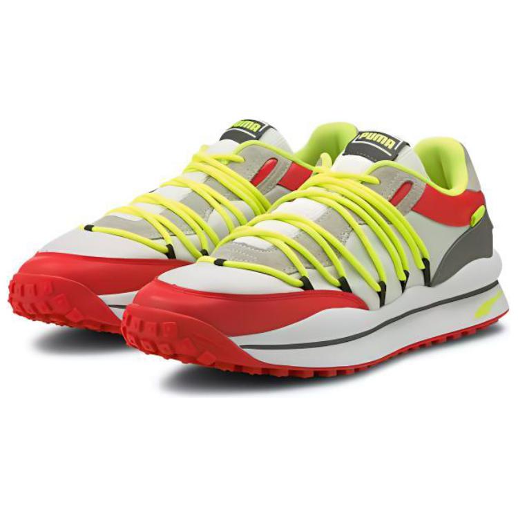 Lookbook Puma Lace Rider Retro ''Wit Poppy Rood'' 380575-02