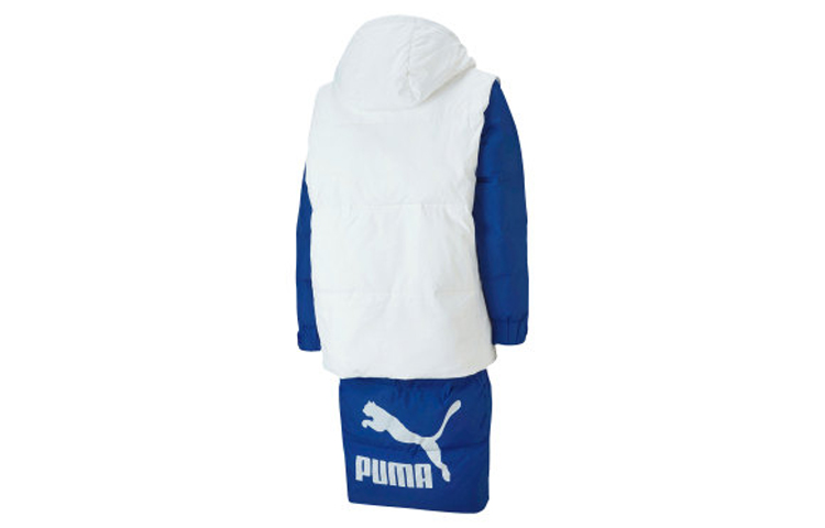 Lookbook Puma 藍色連帽羽絨冬季外套 598317-73