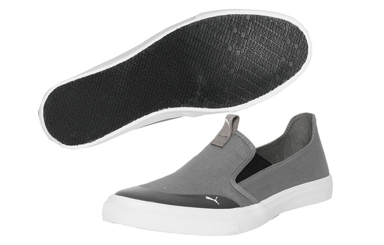 Shop Puma Lazy Knit Slip-On 'Grey' 369705-04