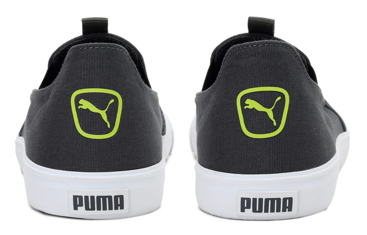 Shop Puma Lazy Knit Slip-On 'Grey White' 369705-10