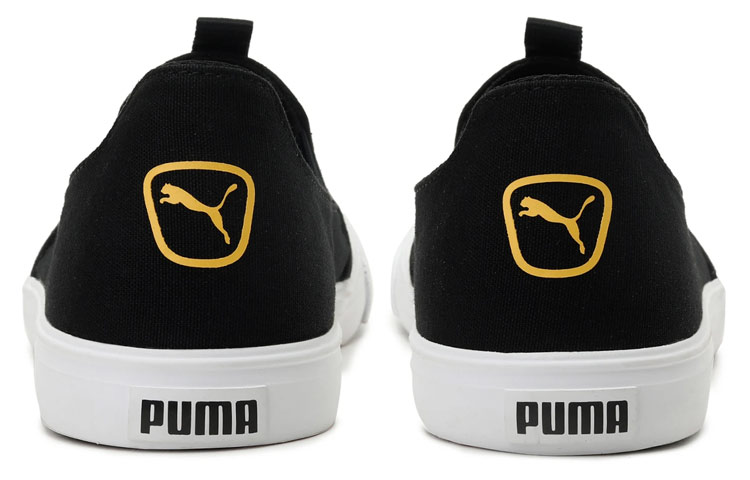 Lookbook Puma Lazy Knit Slip On 'Black Yellow' 369705-11