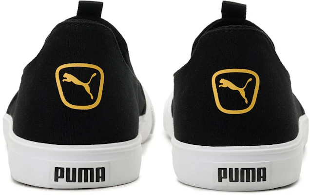 Puma Lazy Knit Slip On 'Black Yellow' 369705-11 Lookbook Puma Lazy Knit Slip On 'Black Yellow' 369705-11