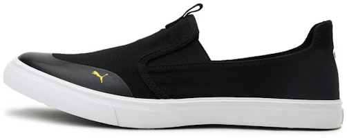 Puma Lazy Knit Slip On 'Black Yellow' 369705-11 Puma Lazy Knit Slip On 'Black Yellow' 369705-11