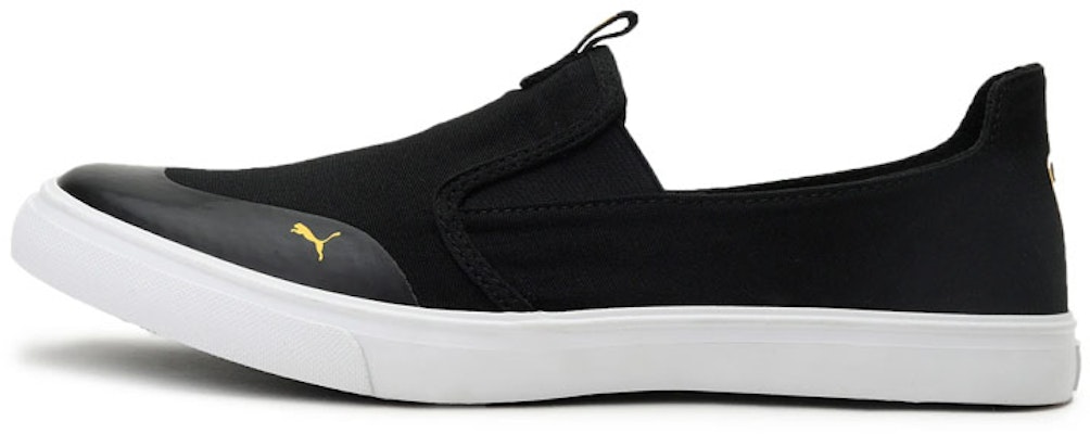 Puma Lazy Knit Slip On 'Black Yellow' 369705-11 Buy Puma Lazy Knit Slip On 'Black Yellow' 369705-11
