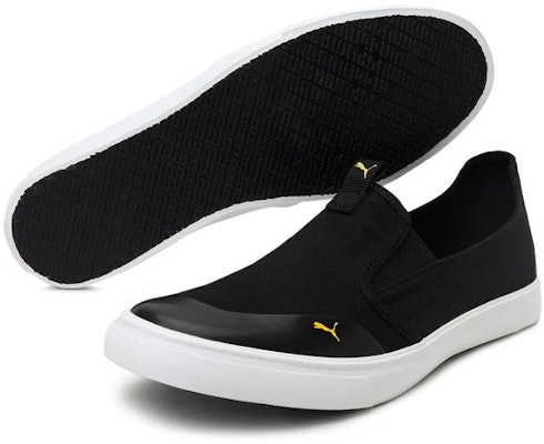 Puma Lazy Knit Slip On 'Black Yellow' 369705-11 Lookbook Puma Lazy Knit Slip On 'Black Yellow' 369705-11