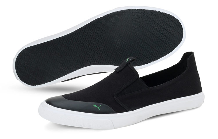 Lookbook Puma Lazy Knit Slip On IDP 'Black Green' 369705-05