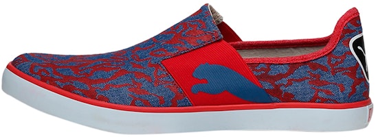 Puma Lazy Slip On Gu Idp Blue/Red 190389-01 Puma Lazy Slip On Gu Idp Blue/Red 190389-01