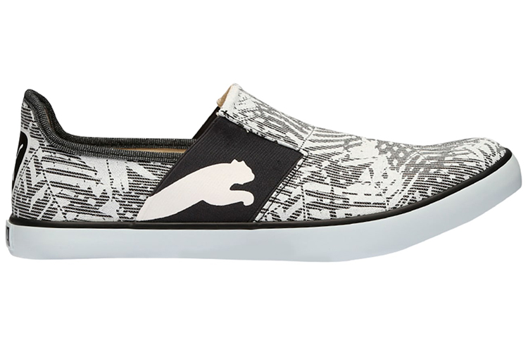 Order Puma Lazy Slip On Grafis Hitam/ 'Putih' 189396-09