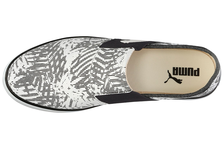 Lookbook Puma Lazy Slip On Grafis Hitam/ 'Putih' 189396-09