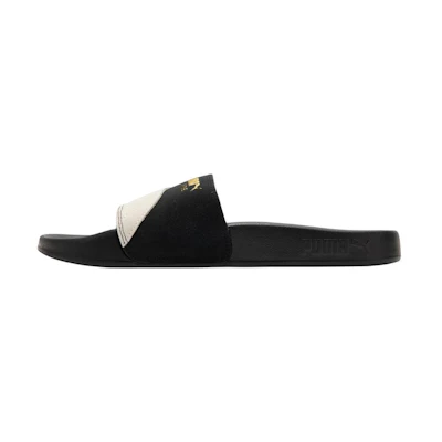 Puma Lead Cat 2.0 Suede Slide 'Black White'