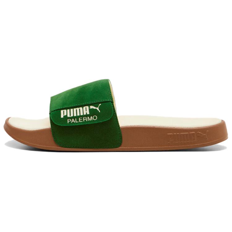 PUMA Leadcat 2.0 Comfortable Slides Green. 399041-13