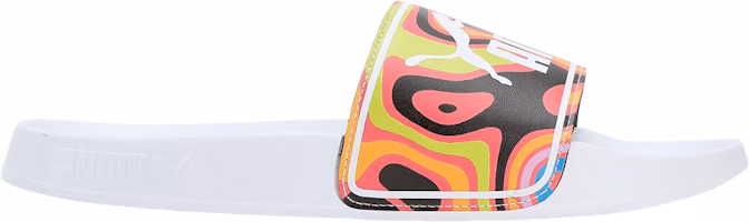 Puma Leadcat 2.0 Graffiti Slide 'White' 387238-02 Puma Leadcat 2.0 Graffiti Slide 'White' 387238-02