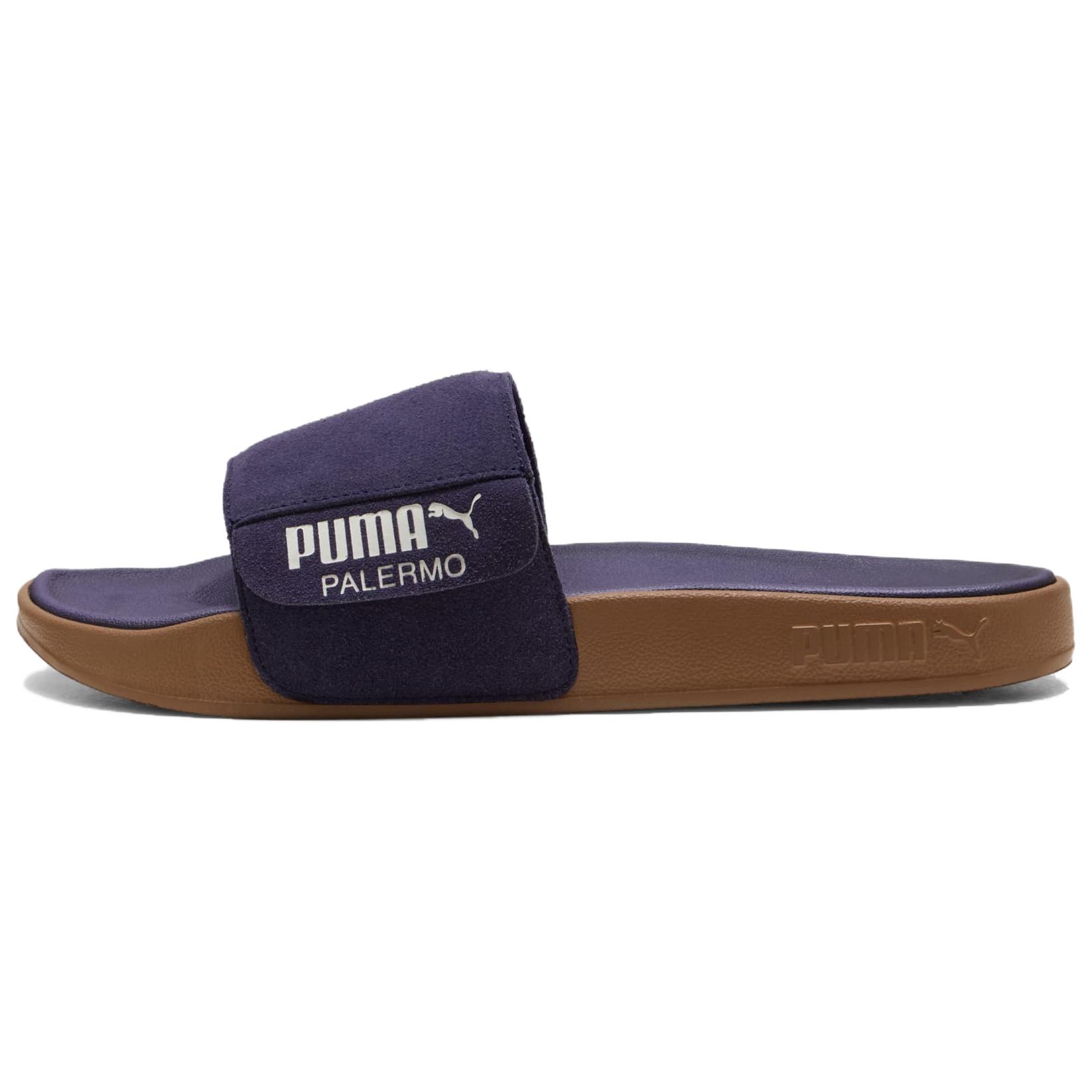 PUMA Leadcat 2.0 Palermo Slide Sandals Blue Purple Comfort EVA 399041-12