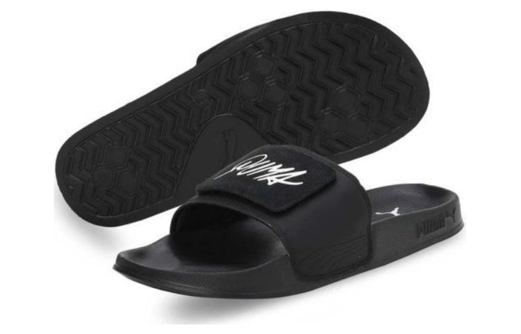 Lookbook 彪马Leadcat 2.0 Play低帮"黑色"拖鞋 389118-01