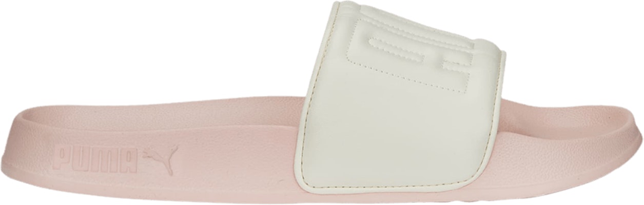 Women Puma Leadcat 2.0 Quilted Slide Pristine Rose Dust 389119