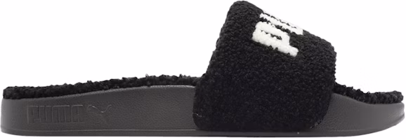Puma Leadcat 2.0 Sherpa Slide 'Black White' 387314-01 Puma Leadcat 2.0 Sherpa Slide 'Black White' 387314-01