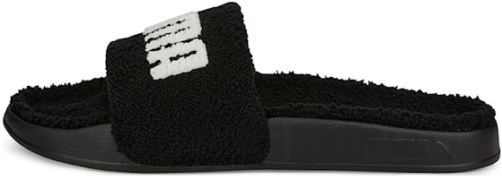 Puma Leadcat 2.0 Sherpa Slide 'Black White' 387314-01 Puma Leadcat 2.0 Sherpa Slide 'Black White' 387314-01