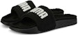 Puma Leadcat 2.0 Sherpa Slide 'Hitam Putih' 387314-01
