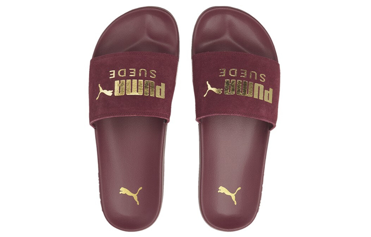Shop Puma Leadcat 2.0 Suede Classic Slide 'Zinfandel' 384872-04