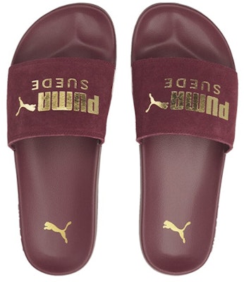 Puma Leadcat 2.0 麂皮经典拖鞋 '红葡萄酒' 384872-04 Shop Puma Leadcat 2.0 麂皮经典拖鞋 '红葡萄酒' 384872-04