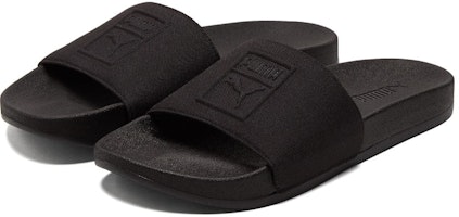 Puma Leadcat FTR 舒適壓花拖鞋「黑色」382076-01 Lookbook Puma Leadcat FTR 舒適壓花拖鞋「黑色」382076-01