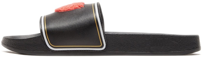 Puma Leadcat FTR Slide 'Badges - Black' 372622-01 Puma Leadcat FTR Slide 'Badges - Black' 372622-01