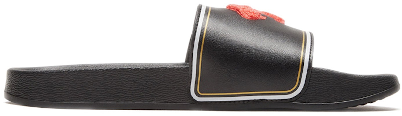 Puma Leadcat FTR Slide 'Badges - Black' 372622-01 Order Puma Leadcat FTR Slide 'Badges - Black' 372622-01