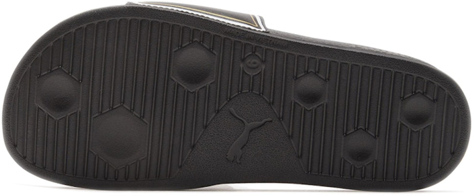 Puma Leadcat FTR Slide 'Badges - Black' 372622-01 Details for Puma Leadcat FTR Slide 'Badges - Black' 372622-01