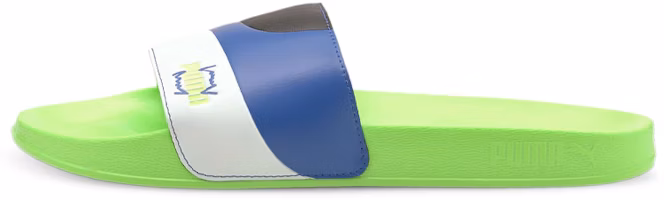 Puma Leadcat FTR Slide 'Green Glare Surf The Web' 382502-03 Puma Leadcat FTR Slide 'Green Glare Surf The Web' 382502-03
