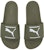 Puma Leadcat Future Comfort Slide 'Olive White' Lelaki & Wanita 380673-03