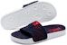 Puma Leadcat Knit Premium Slides 'Deep Blue' - Selipar Premium Biru Gelap. 369404-02