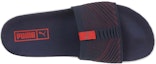 Shop Puma Leadcat Knit Premium Slides 'Deep Blue' - Selipar Premium Biru Gelap. 369404-02