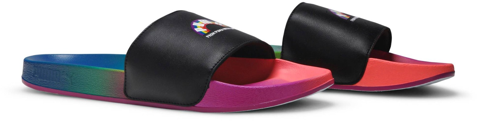 (Women) Puma Leadcat Slide 'Pride' 375796-01 Cheap (Women) Puma Leadcat Slide 'Pride' 375796-01