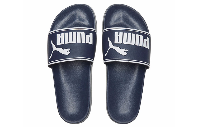 Shop 彪马Leadcat蓝色拖鞋 360263-02