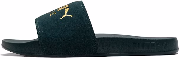 Puma Leadcat Slides 'Green Gold' 398678-03 Puma Leadcat Slides 'Green Gold' 398678-03