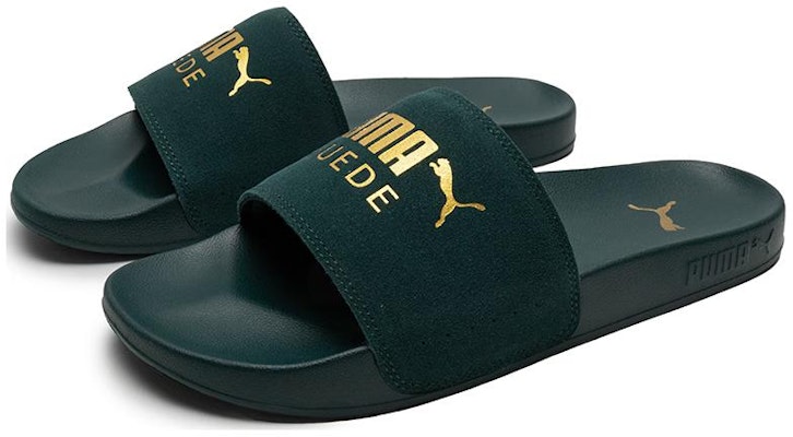 Puma Leadcat Slides 'Green Gold' 398678-03 Lookbook Puma Leadcat Slides 'Green Gold' 398678-03