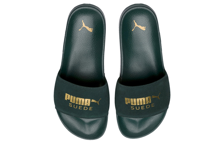 Lookbook Puma Leadcat Suede Verde Pantuflas Unisex 365758-09