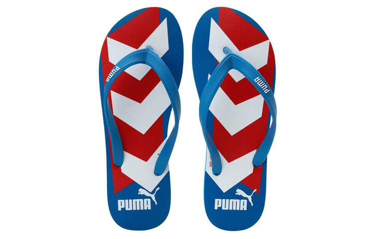 Lookbook Selipar Puma Leadcat V1 'Biru' 380351-02