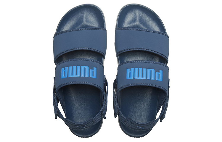 Lookbook 彪马 Leadcat YLM Lite 蓝色凉鞋 370733-06