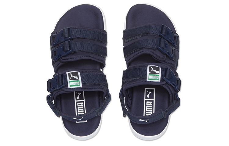 Lookbook 彪马Leadcat Ylm蓝色凉鞋 365630-04